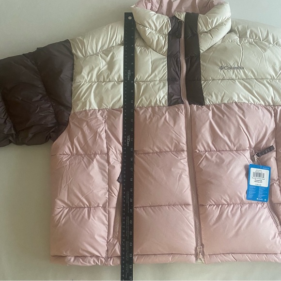 Columbia Pike Lake II Crop Jacket Women 2X Colorblock Insulated Omni-Heat Puffer - Picture 15 of 16